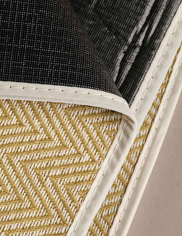 Boho Herringbone Foldaway Picnic Blanket - CZ