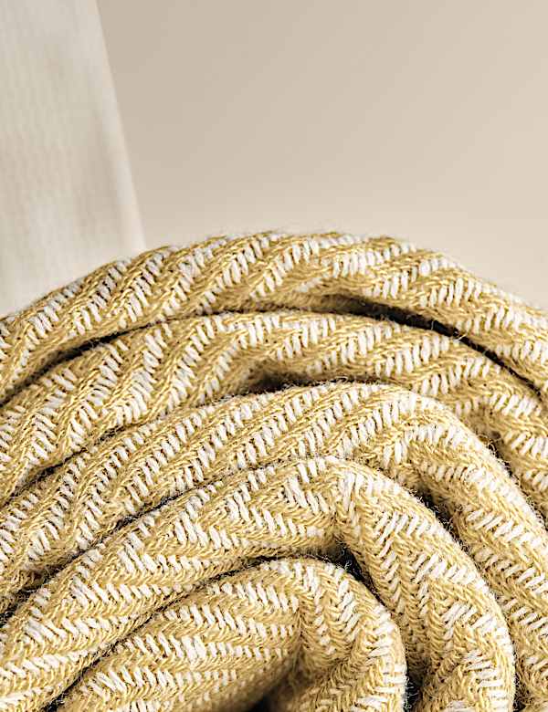 Boho Herringbone Foldaway Picnic Blanket - CZ