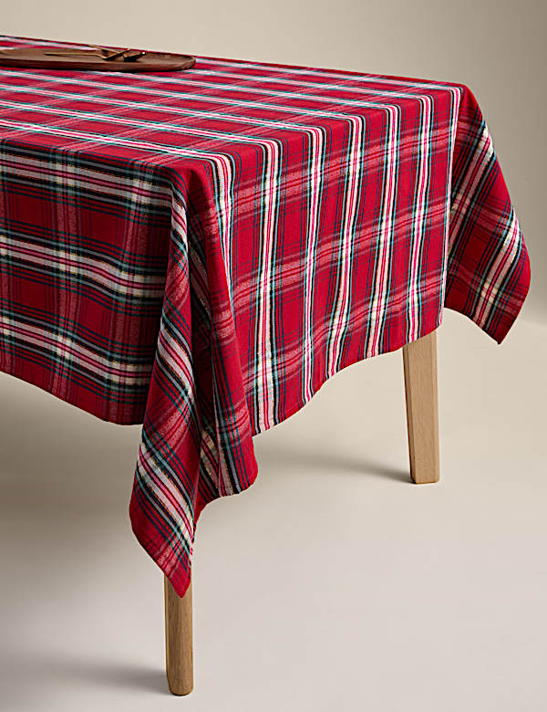 Cotton Rich Tartan Tablecloth - FR
