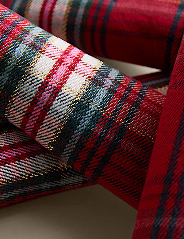 Set of 4 Cotton Rich Tartan Napkins - ES