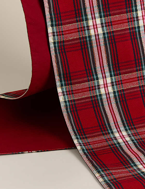 ראנר לשולחן בדוגמת טארטן עשיר בכותנה - IL