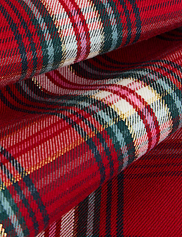 ראנר לשולחן בדוגמת טארטן עשיר בכותנה - IL