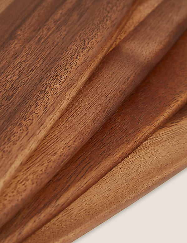 Set of 4 Acacia Wooden Placemats