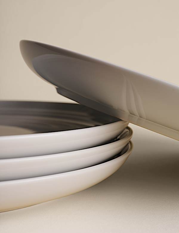 Set of 4 Marlowe Dinner Plates - JE