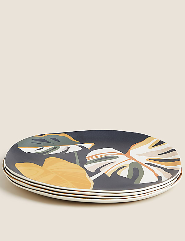 Set of 4 Jungle Picnic Dinner Plates
