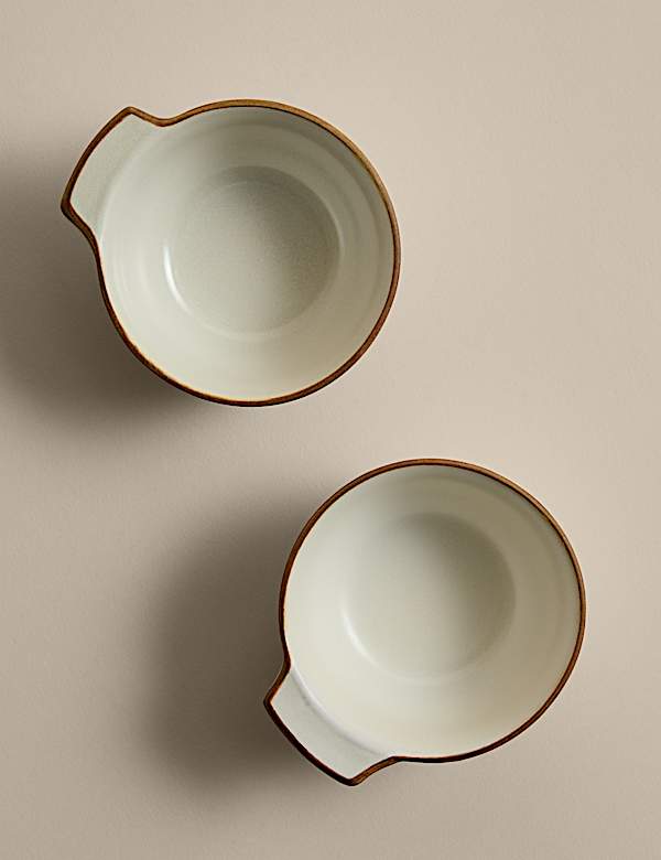 Set of 2 Picky Bits Small Handle Bowls - LU