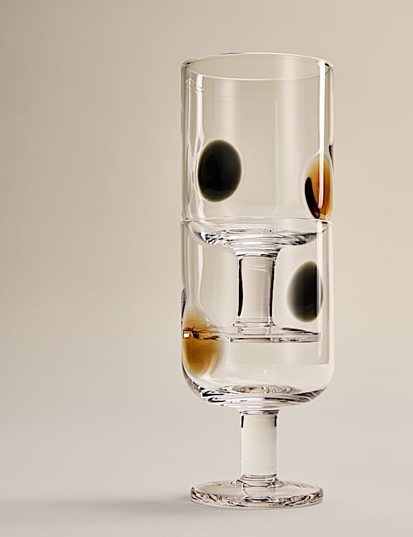 Set of 2 Dot Wine Glasses - MX