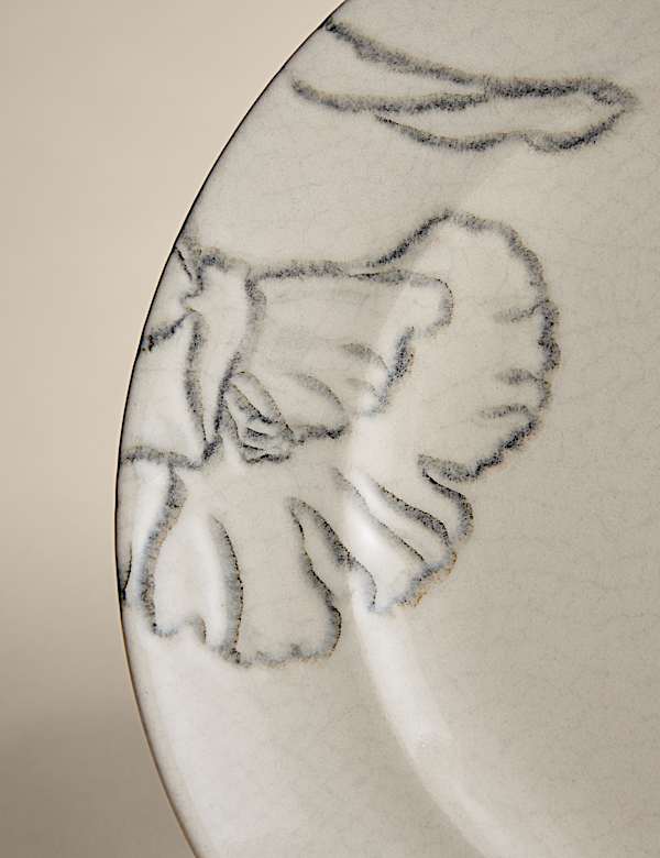 Floral Crackle Side Plate - PL