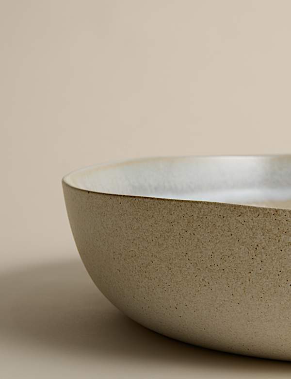 Reactive Glaze Large Serving Bowl - CA