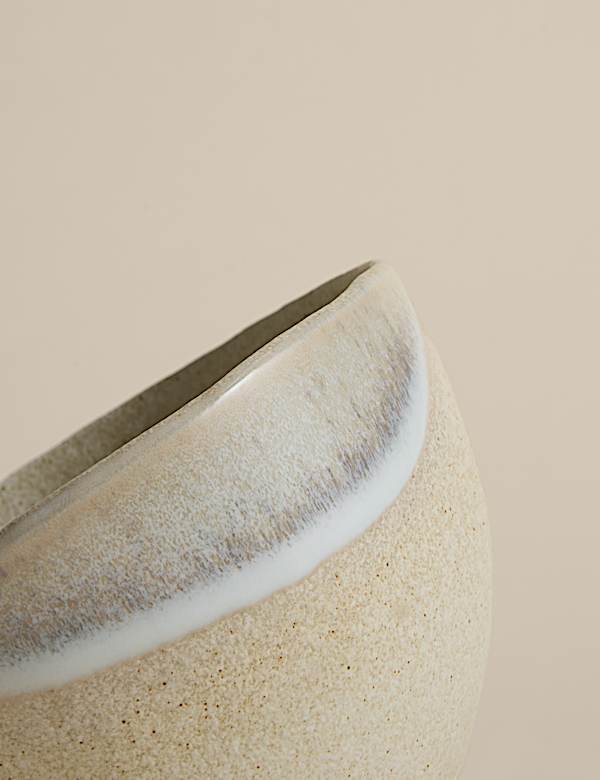 Small Reactive Glaze Stoneware Bowl - NZ