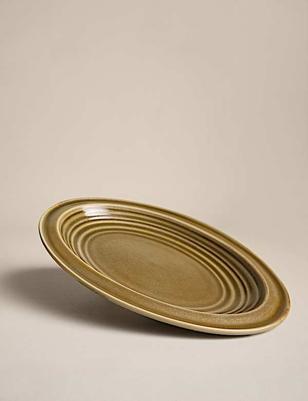 Small Textured Oval Serving Platter - NZ