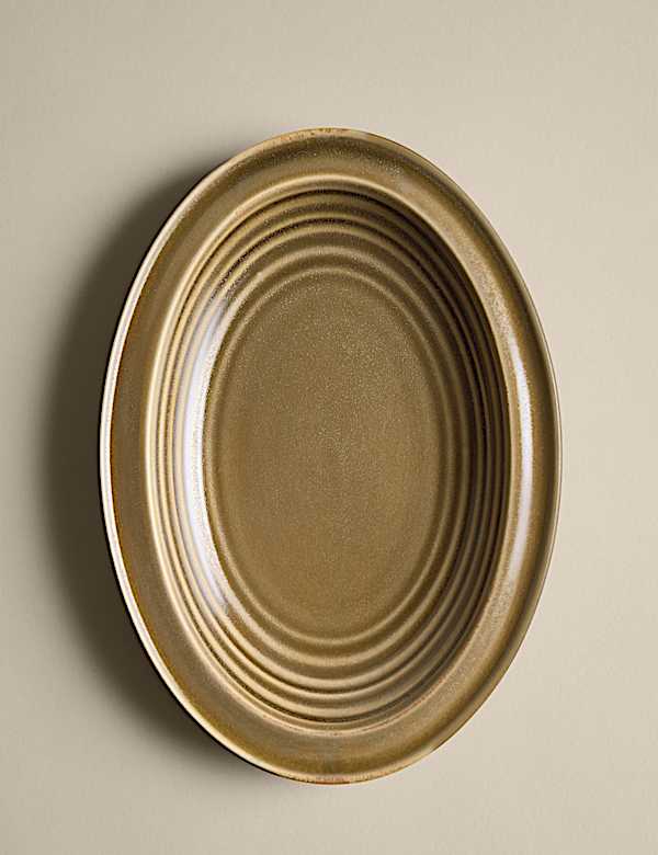 Small Textured Oval Serving Platter - NZ