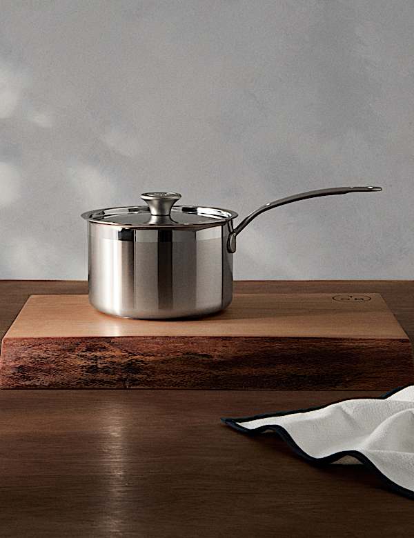 Stainless Steel 18cm Saucepan - LT