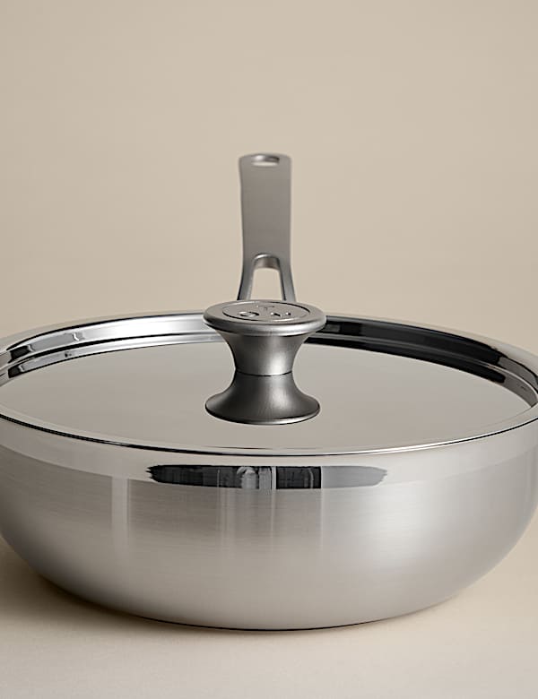 Stainless Steel 24cm Chef Sauté Pan - SK
