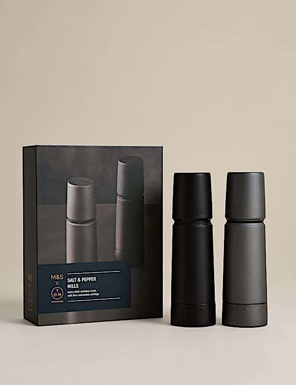 Stainless Steel Salt & Pepper Mills - SK