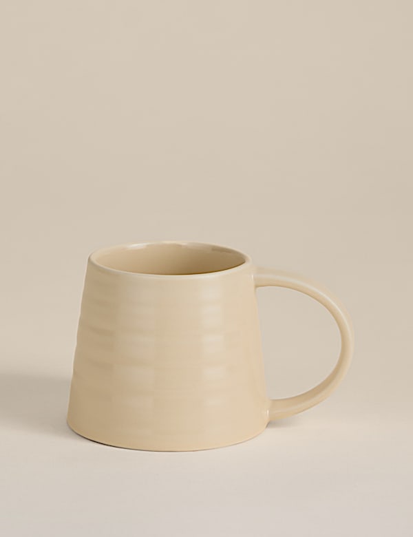 Horizontal Soft Rib Mug | GREEN | Crockery | M&S JE