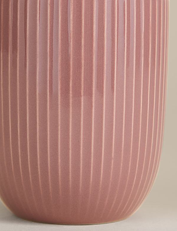 Striped Ribbed Glazed Mug - GR