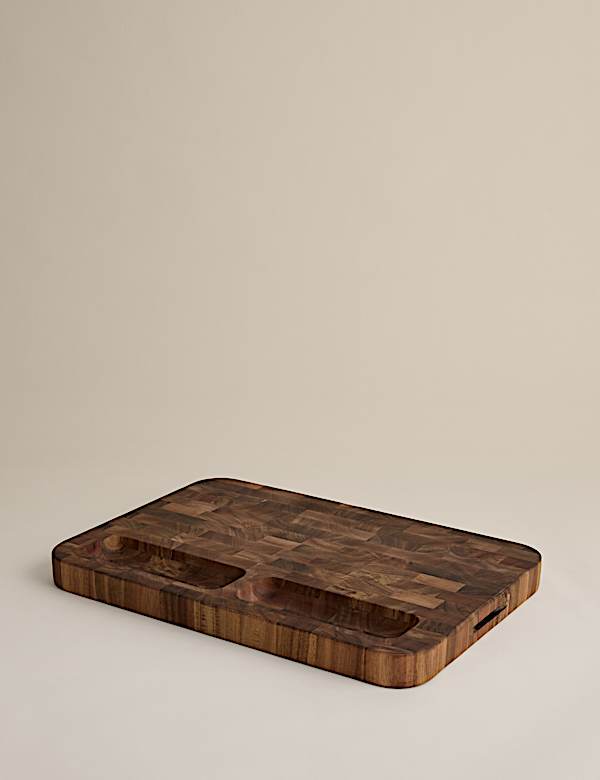 2 in 1 Wooden Butcher's Block - ES