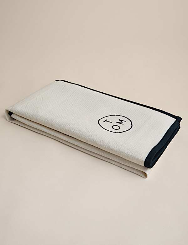 Pure Cotton Navy Trim Chef's Cloth - SK