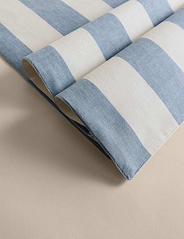 Cotton Rich Striped Table Runner - IT