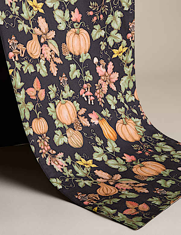 Cotton Rich Pumpkin Table Runner - FI