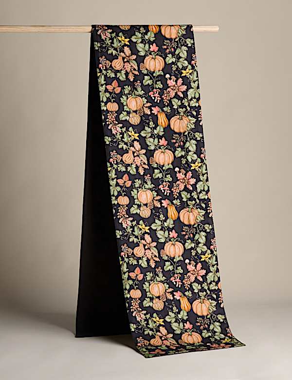 Cotton Rich Pumpkin Table Runner - SE