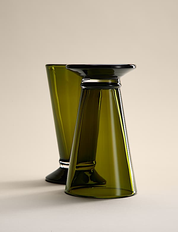 Set of 2 Footed Hi Ball Glasses - TW