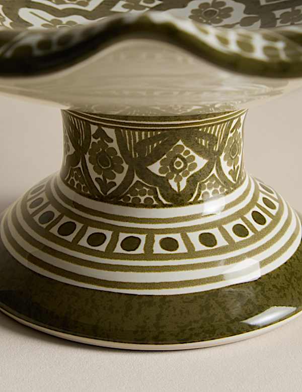 Ruffle Folk Footed Bowl - ID