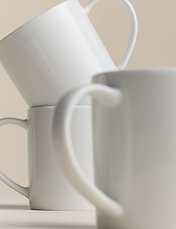 Set of 4 Burford Small Dishwasher Safe Mugs - NZ