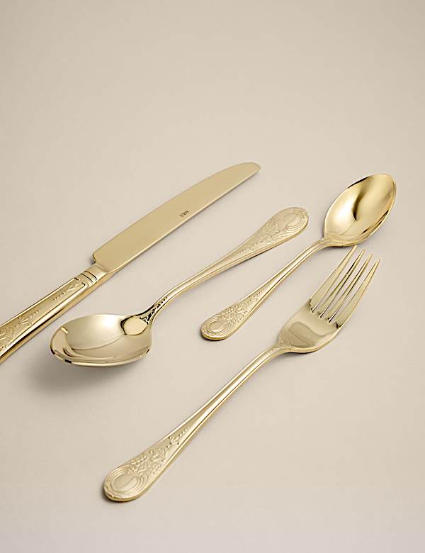 16pc Classical Vintage Cutlery Set - SK