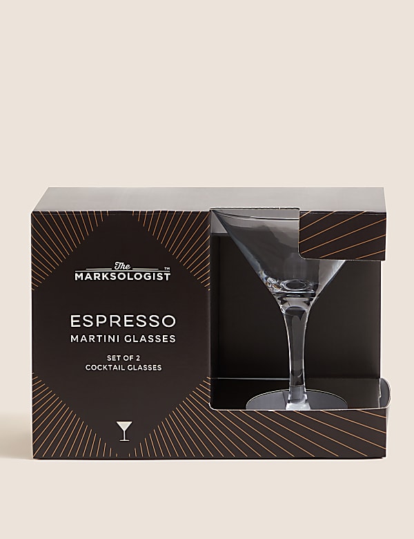 Set of 2 Espresso Martini Glasses