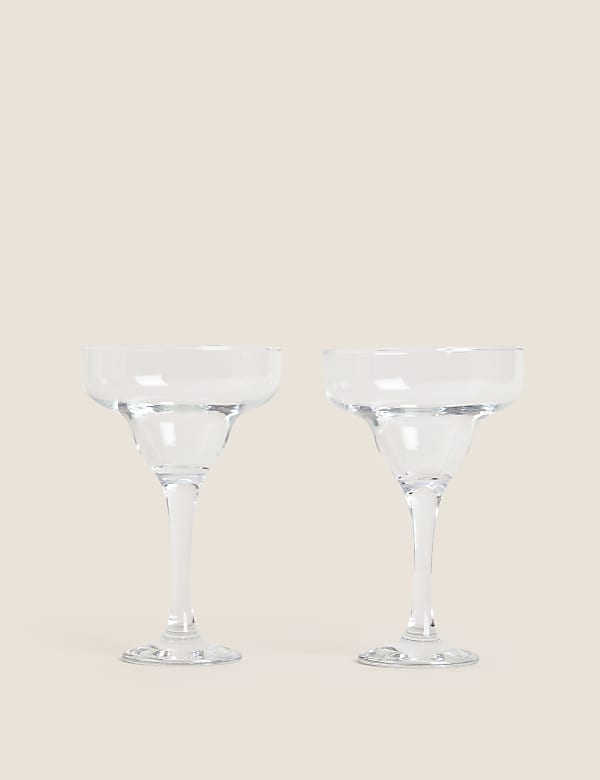 Set of 2 Margarita Glasses