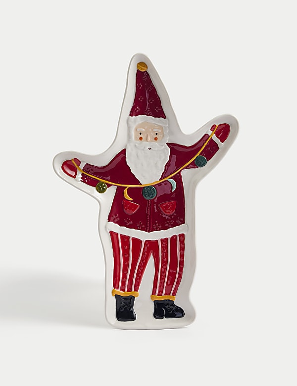 Father Christmas Platter Crockery M&S US