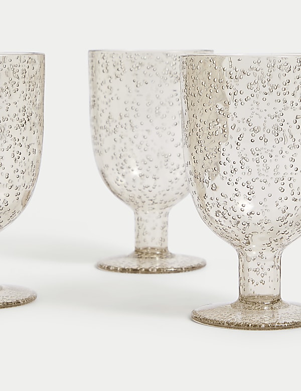 Set of 4 Global Artisan Picnic Wine Glasses - KR