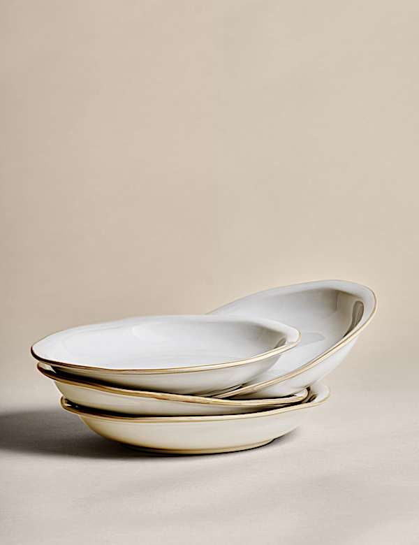 Lot de 4 bols à pâtes Country Collection - CA