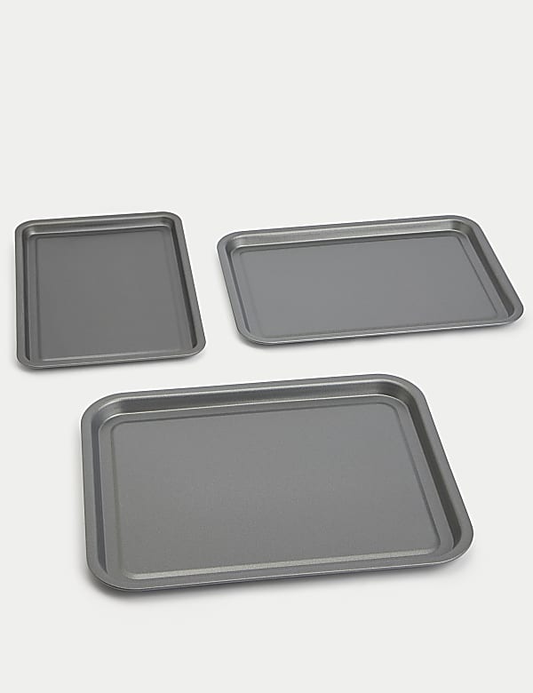 3 Piece Carbon Steel Oven Trays - PT