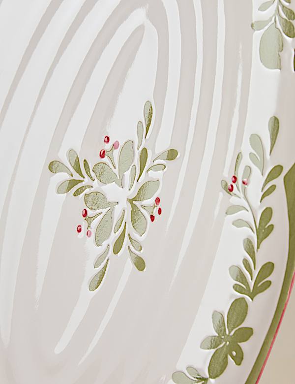 Tác s motivem zimního listí - CZ