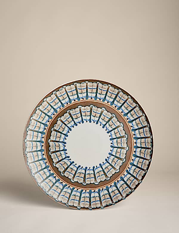 Ronde schaal met glazuur - BE