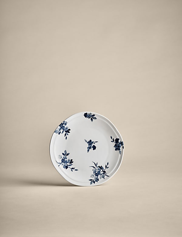 Set van 4 kleine bordjes met kersenbloesemmotief - NL