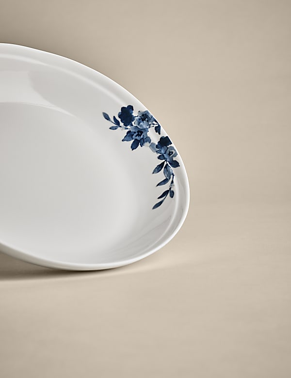 Set van 4 pastaschalen met kersenbloesemmotief - BE