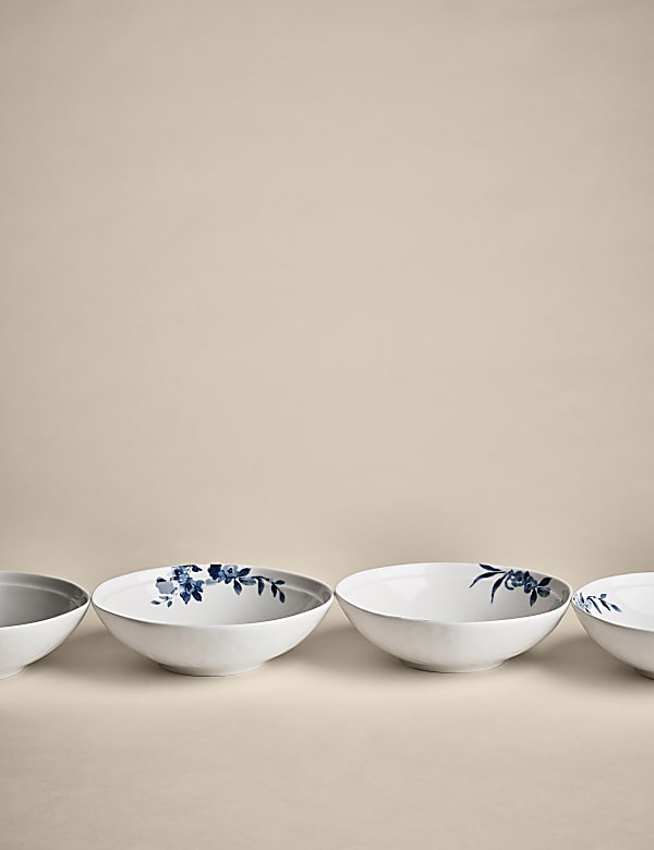 Set of 4 Cherry Blossom Cereal Bowls - CZ