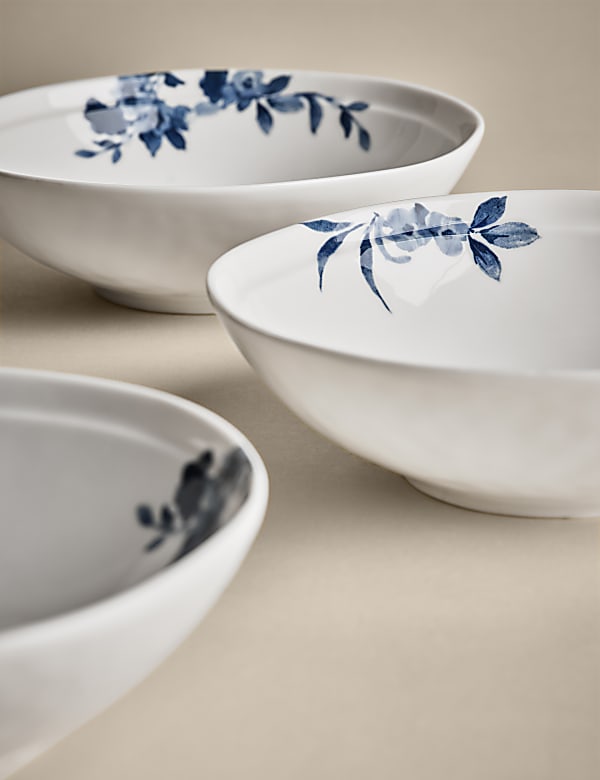 Set of 4 Cherry Blossom Cereal Bowls - CZ