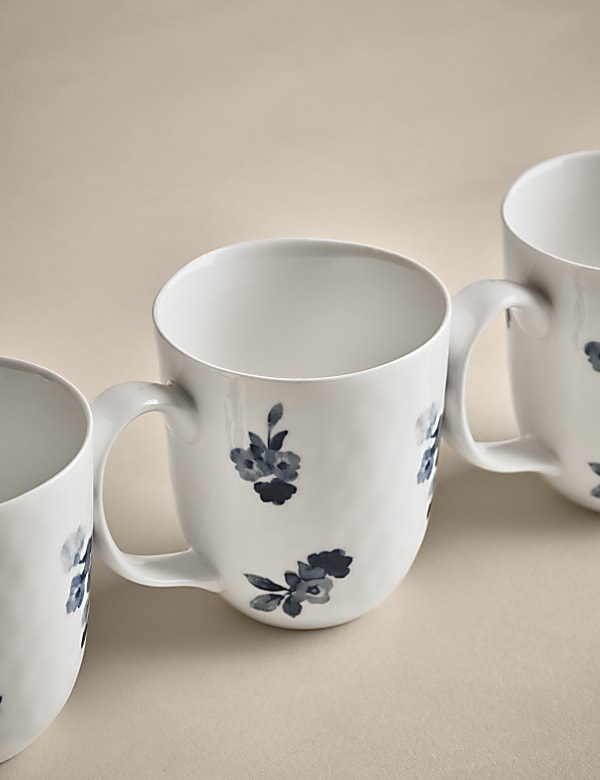 Set of 4 Cherry Blossom Mugs - LV
