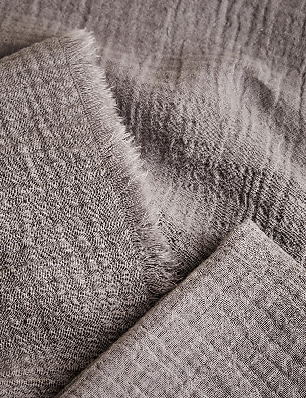 Set of 4 Frayed Edge Muslin Napkins - VN