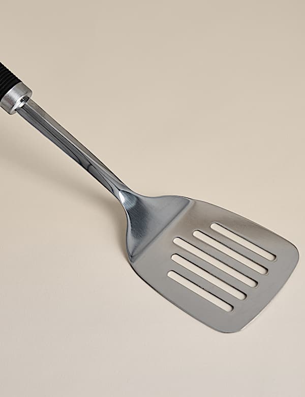 Soft Grip Stainless Steel Slotted Turner - KR