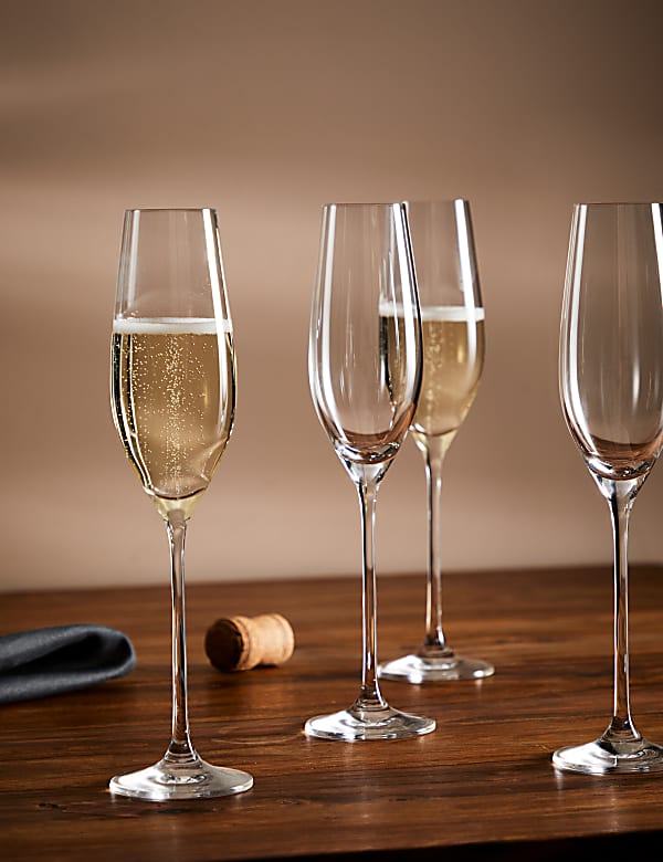 Set of 4 Maxim Champagne Flutes - KR