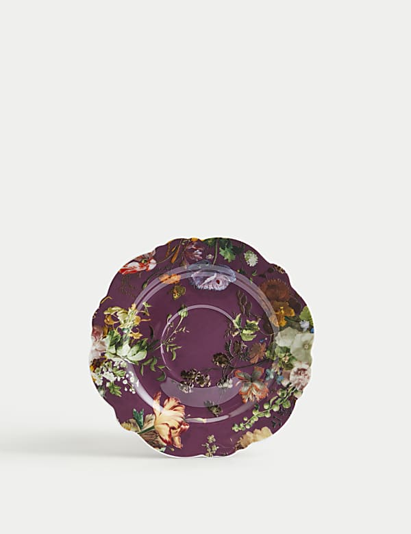 Floral Cup & Saucer - BG