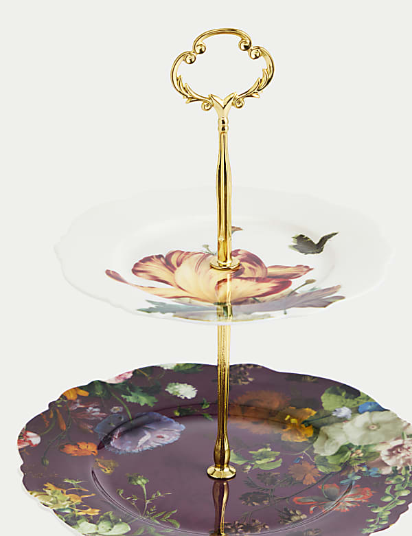 Floral Cake Stand - EE