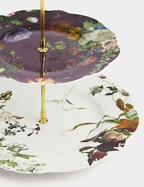 Floral Cake Stand - EE