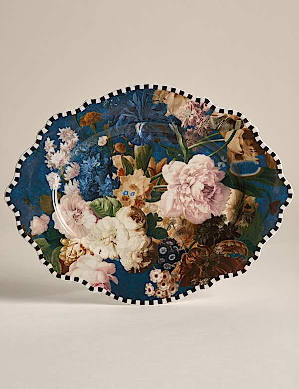 Bloom China Oval Platter - JO